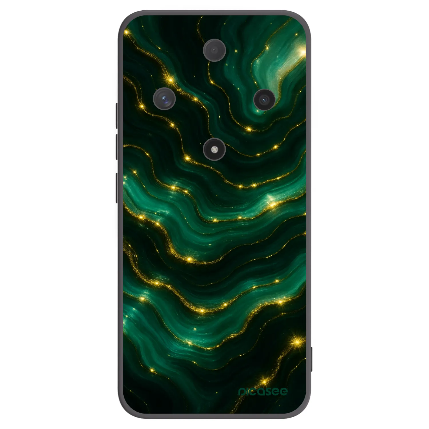 Picasee silikonski črni ovitek za Honor Magic6 Lite 5G - Emerald
