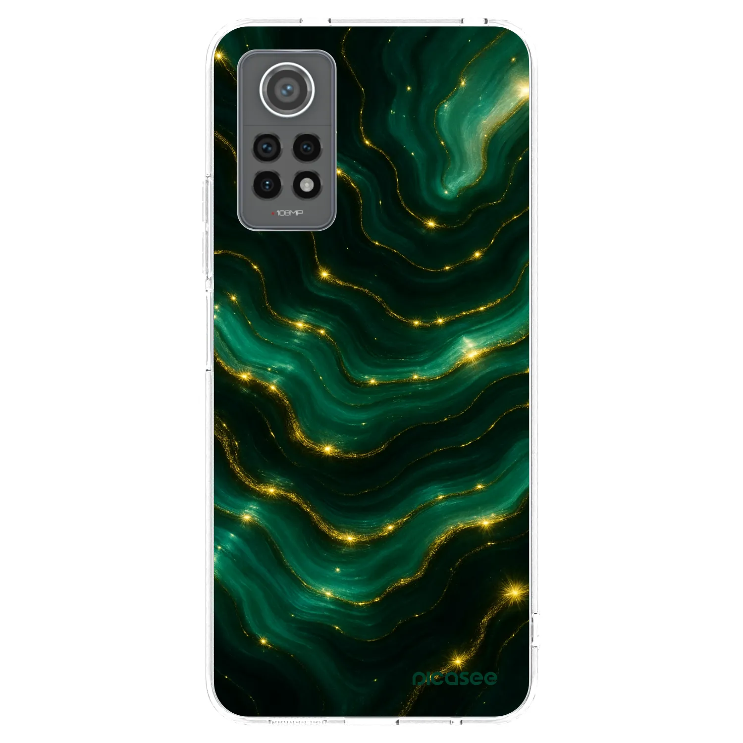 Picasee silikonski prozorni ovitek za Xiaomi Redmi Note 12 Pro 4G - Emerald