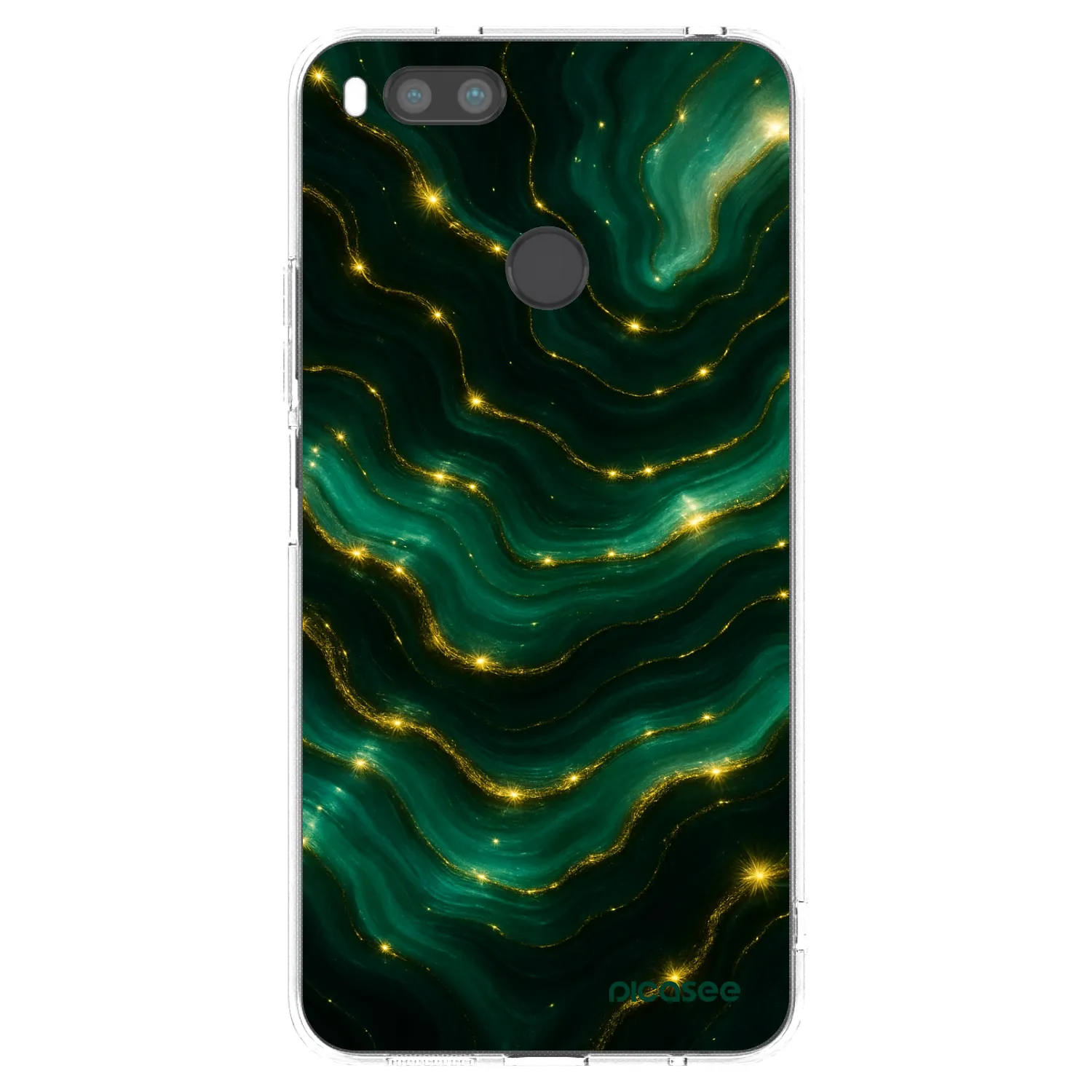 Picasee silikonski prozorni ovitek za Xiaomi Mi A1 Global - Emerald