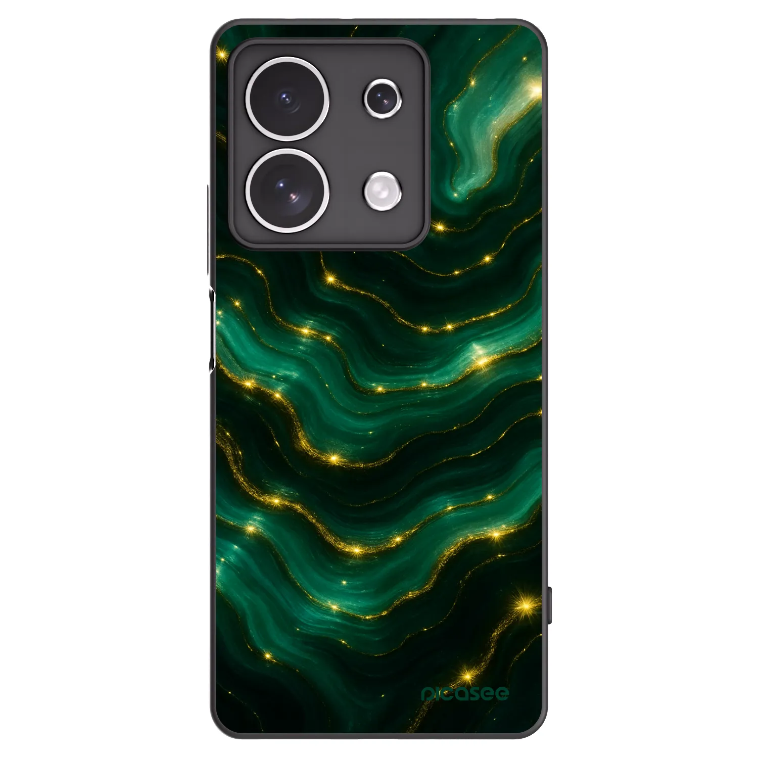 Picasee silikonski črni ovitek za Xiaomi Redmi Note 13 4G - Emerald