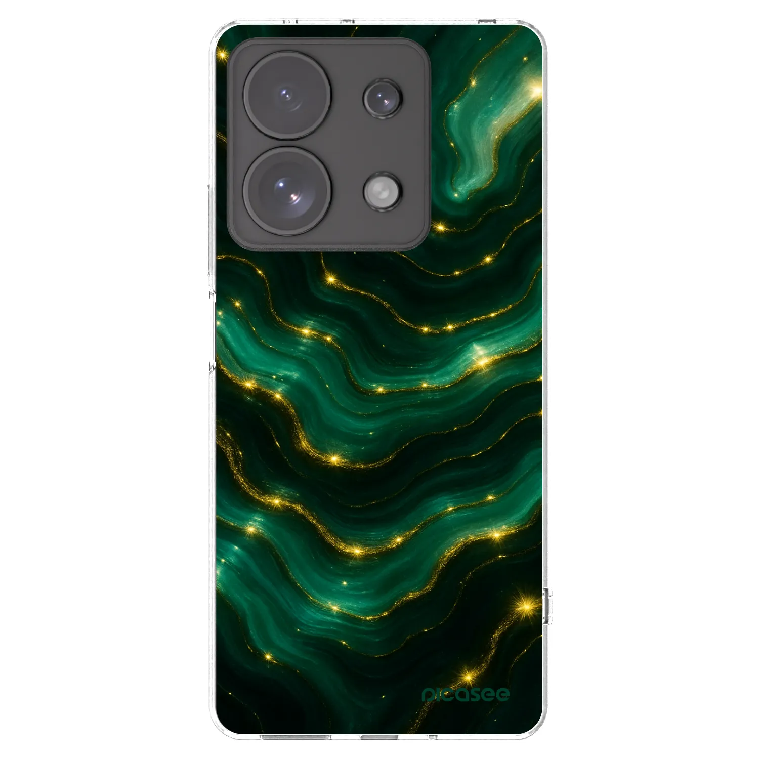 Picasee silikonski prozorni ovitek za Xiaomi Redmi Note 13 Pro 4G - Emerald