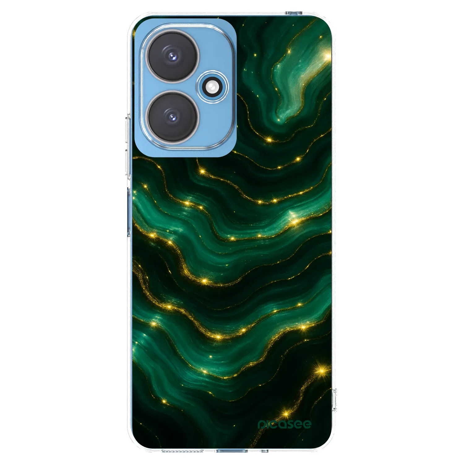 Picasee silikonski prozorni ovitek za Xiaomi Redmi 13C 5G - Emerald