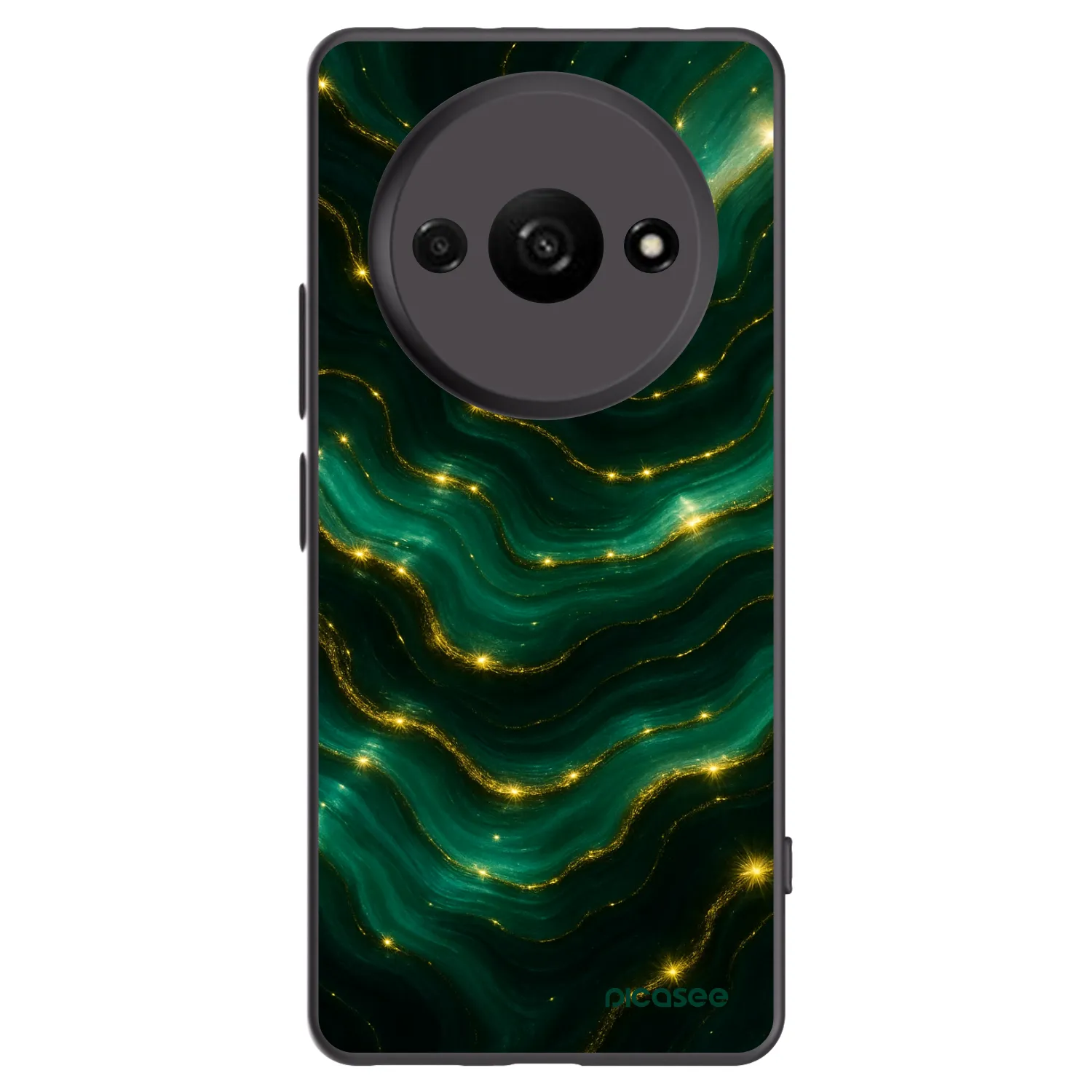 Picasee silikonski črni ovitek za Xiaomi Redmi A3 - Emerald