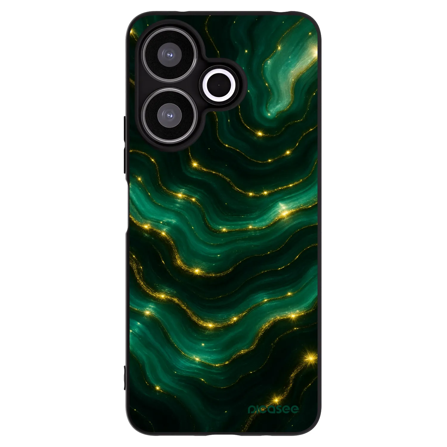 Picasee silikonski črni ovitek za Xiaomi Redmi 13 4G - Emerald