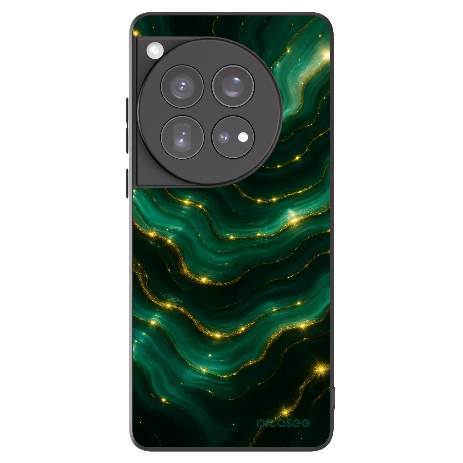 Picasee silikonski črni ovitek za OnePlus 12 5G - Emerald