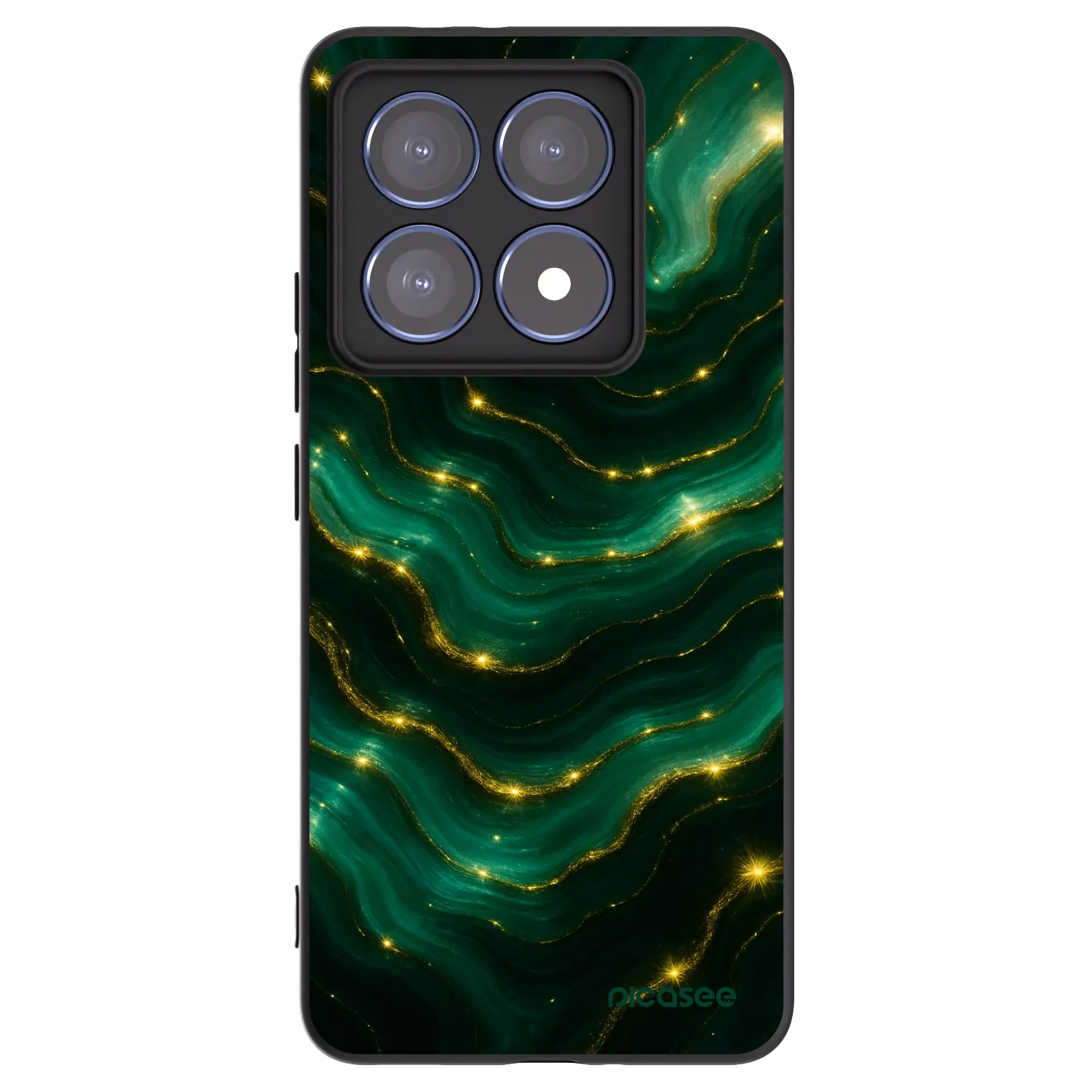 Picasee silikonski črni ovitek za Xiaomi 14T Pro - Emerald