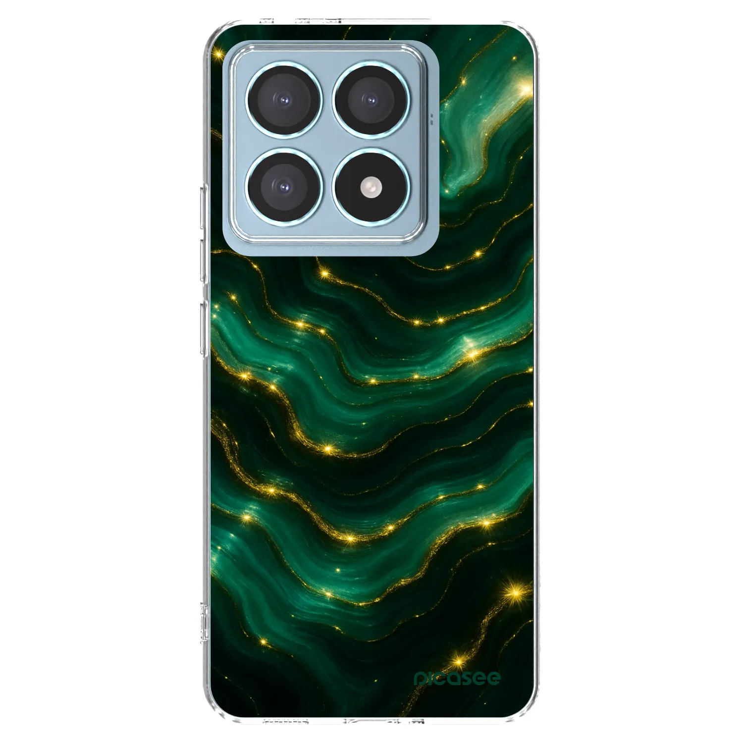 Picasee silikonski prozorni ovitek za Xiaomi 14T Pro - Emerald