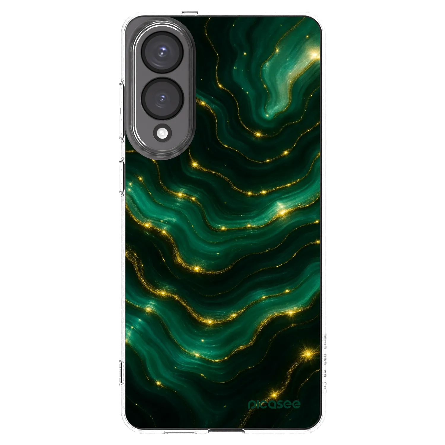 Picasee silikonski prozorni ovitek za Samsung Galaxy S25 Edge 5G - Emerald