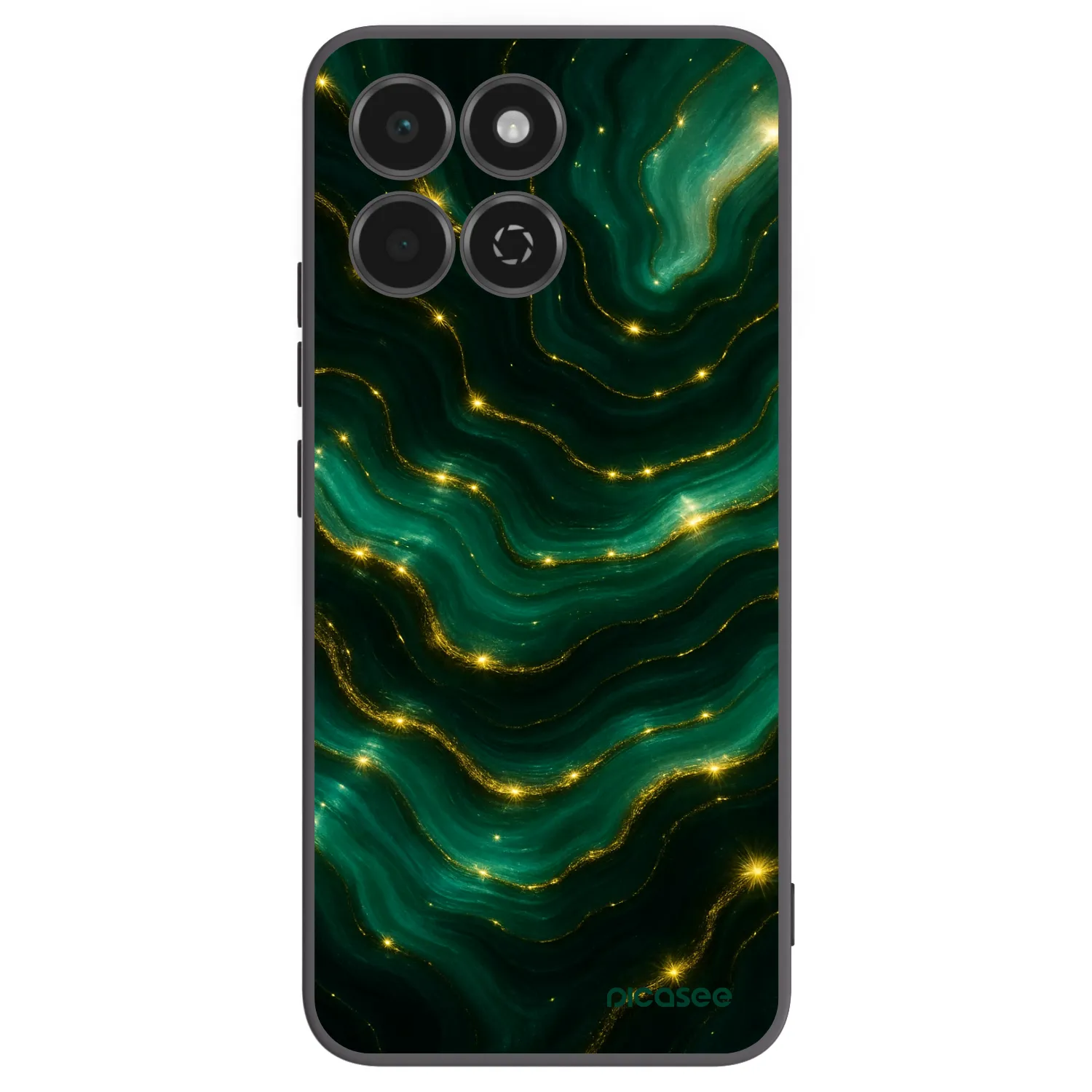 Picasee silikonski črni ovitek za Honor 200 Smart 5G - Emerald