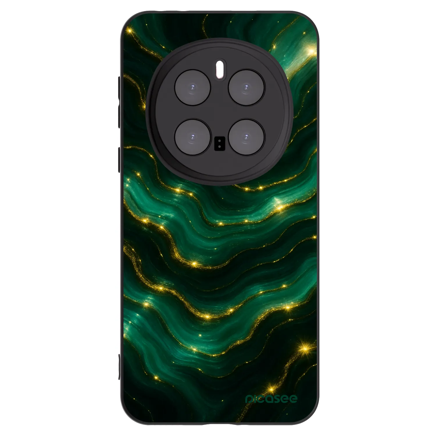Picasee silikonski črni ovitek za Honor Magic7 Pro 5G - Emerald