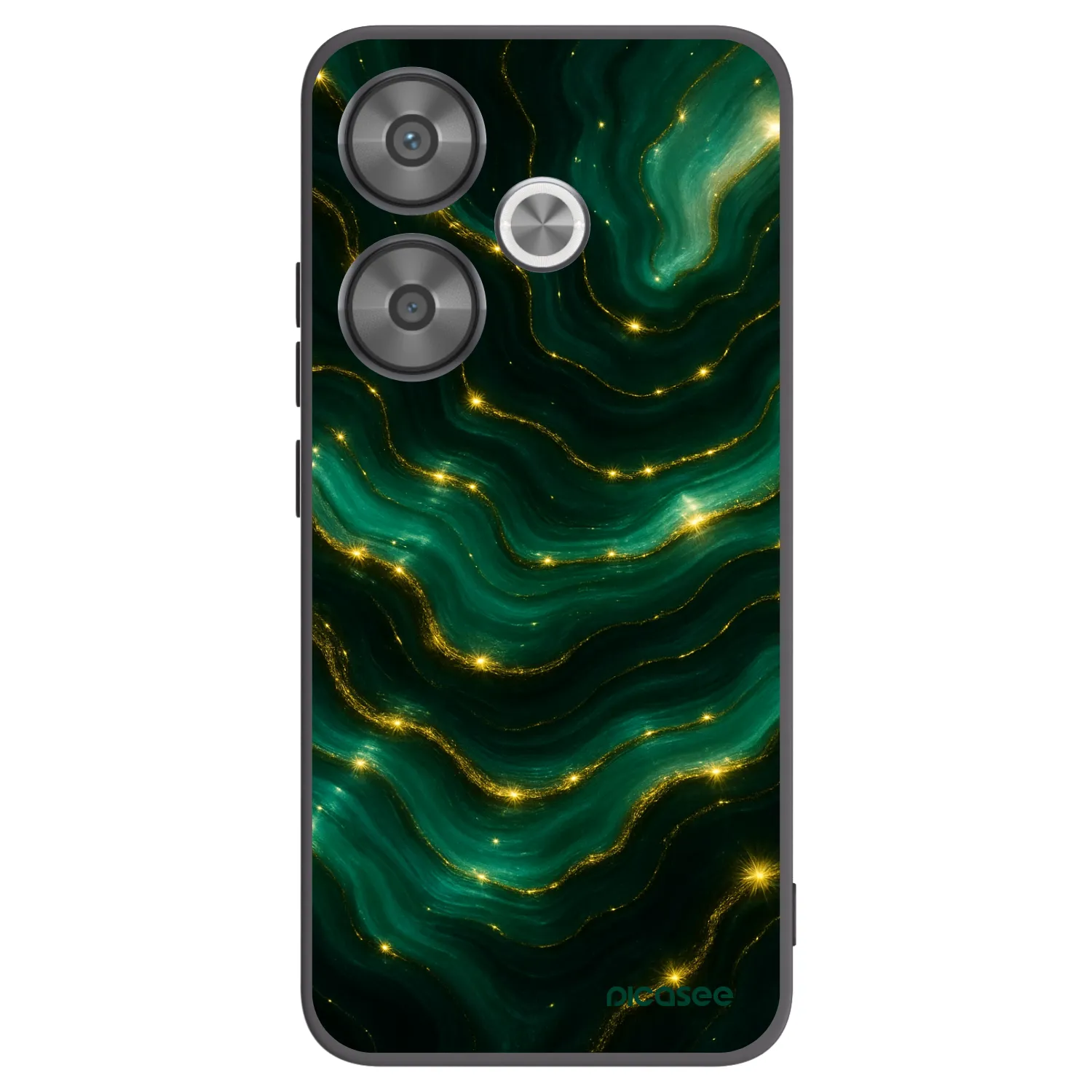 Picasee silikonski črni ovitek za Xiaomi Poco F6 - Emerald