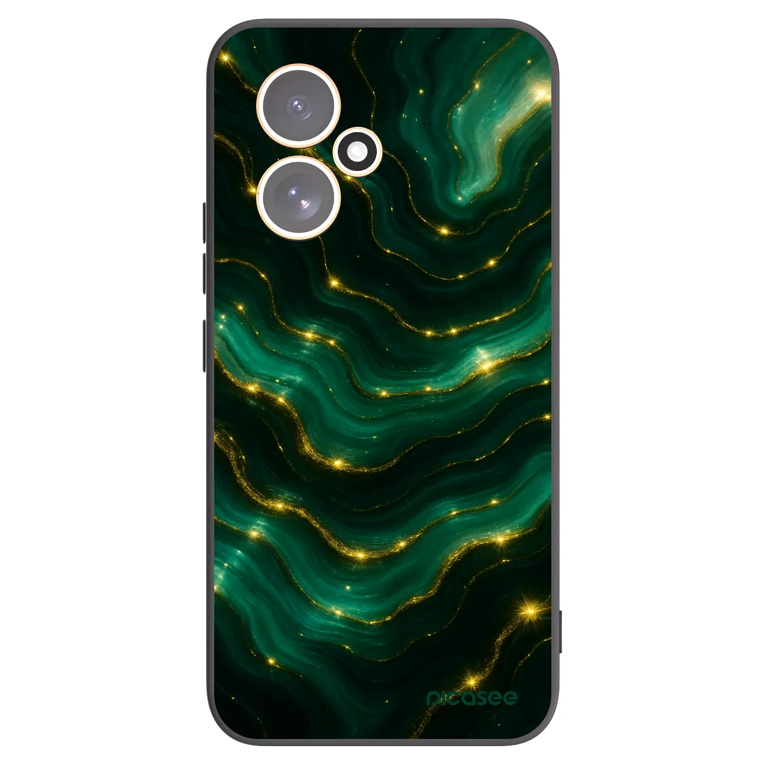 Picasee silikonski črni ovitek za Honor 400 5G - Emerald