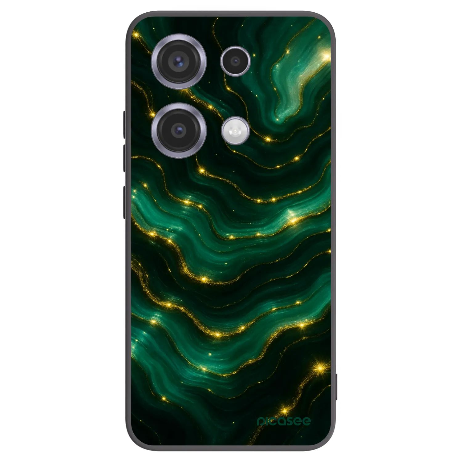 Picasee silikonski črni ovitek za Xiaomi Redmi Note 14S - Emerald