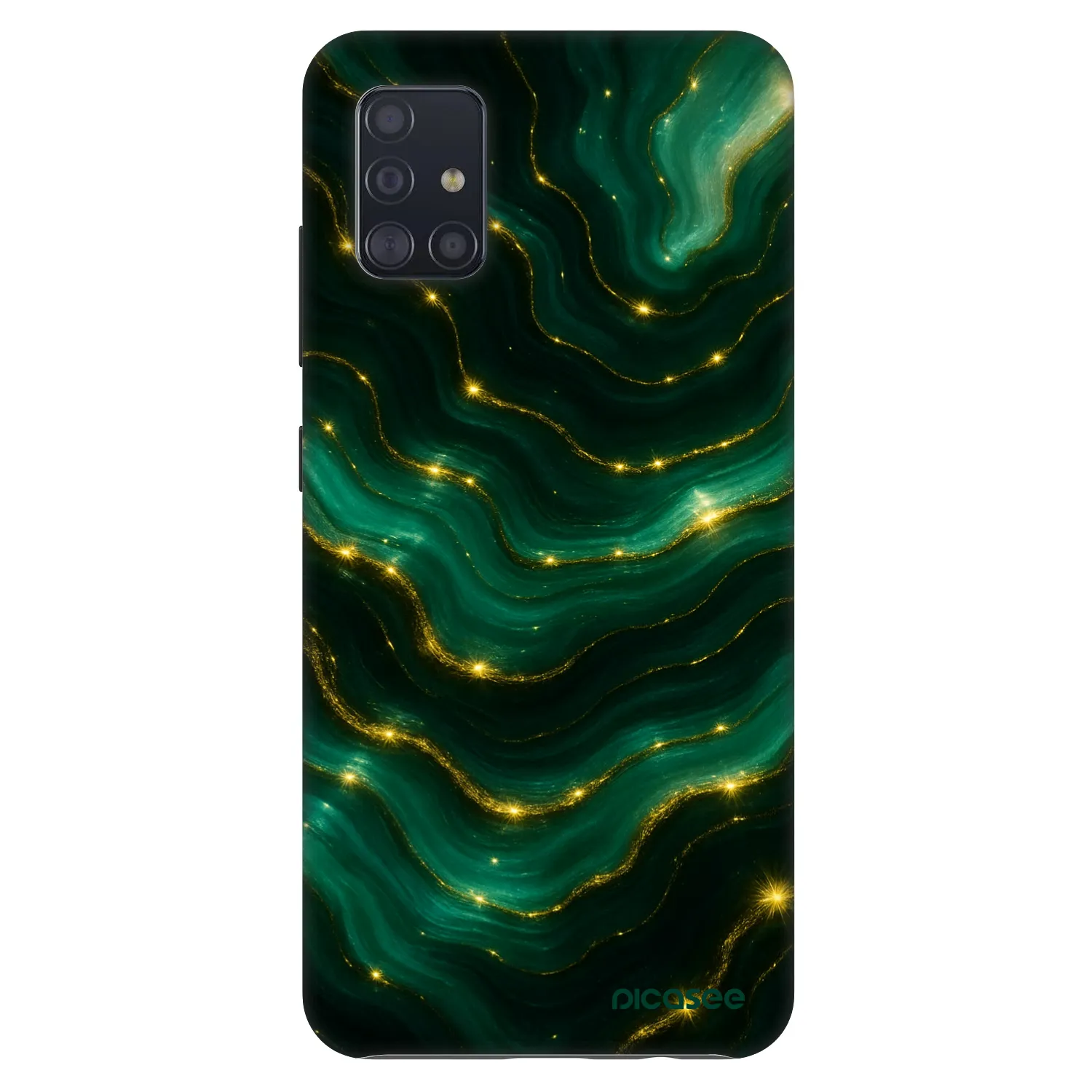 Picasee Fashion Case za Samsung Galaxy A51 A515F - Emerald