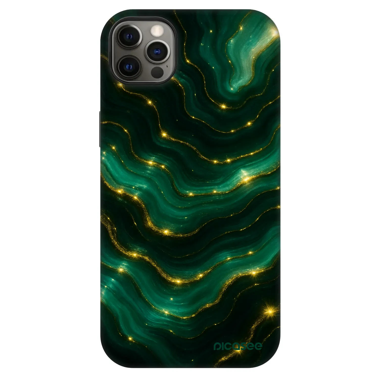 Picasee Fashion Case MagSafe za Apple iPhone 12 Pro Max - Emerald