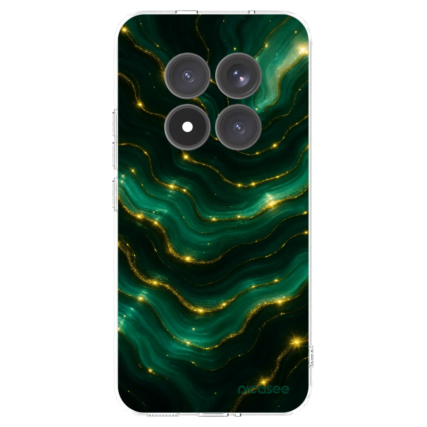 Picasee silikonski prozorni ovitek za Xiaomi Redmi Note 15 Pro+ - Emerald