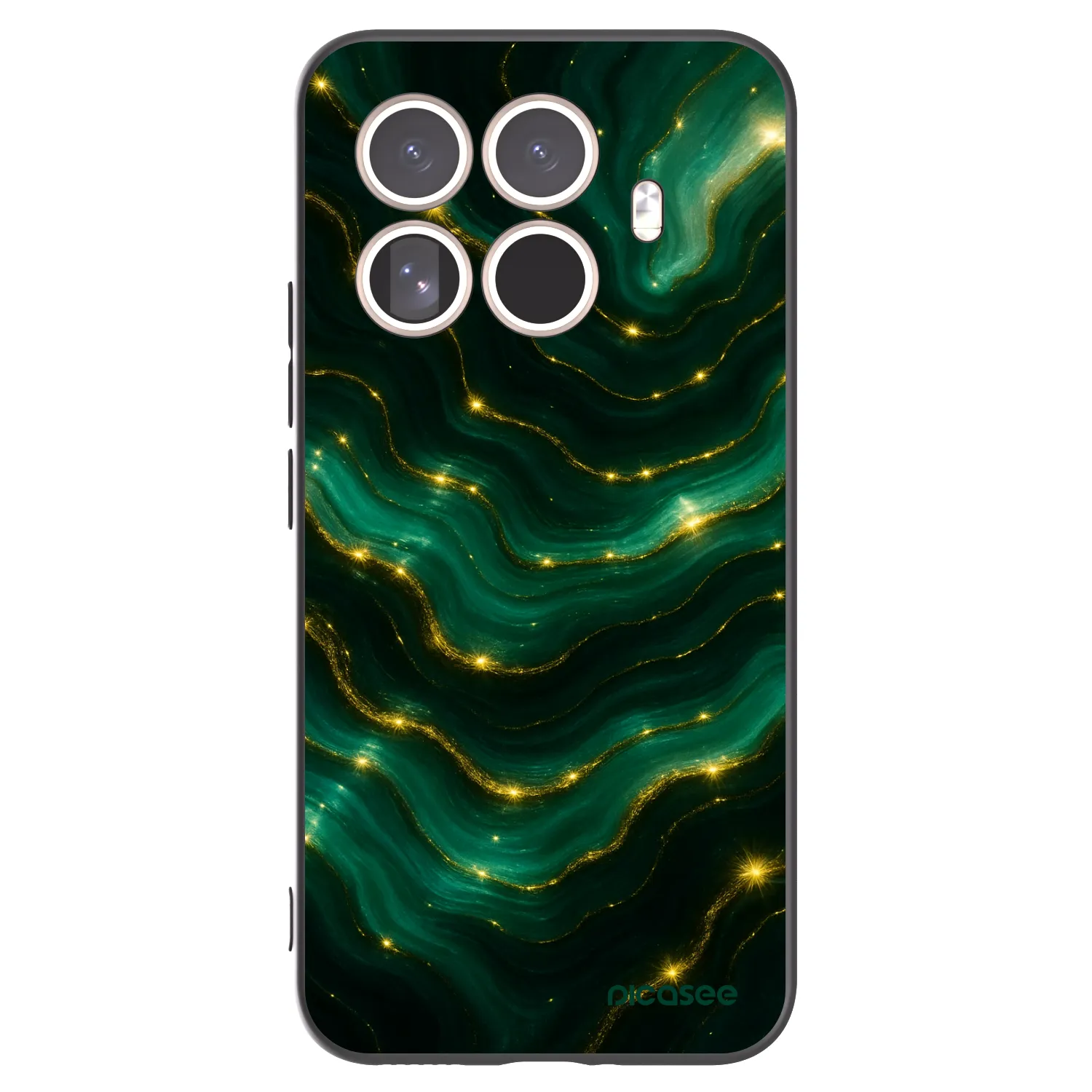 Picasee silikonski črni ovitek za Xiaomi 15T Pro - Emerald