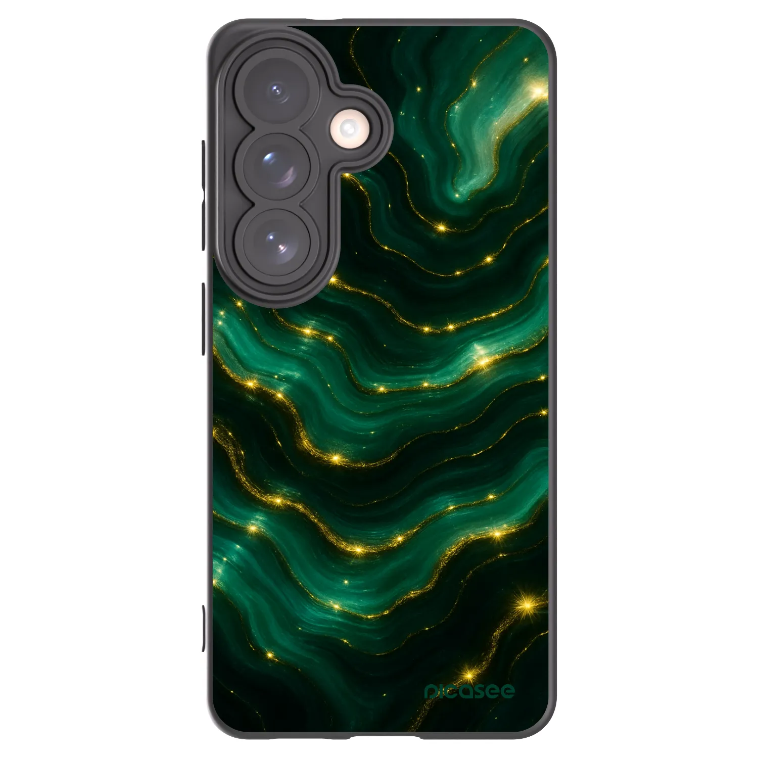 Picasee silikonski črni ovitek za Samsung Galaxy S26 - Emerald