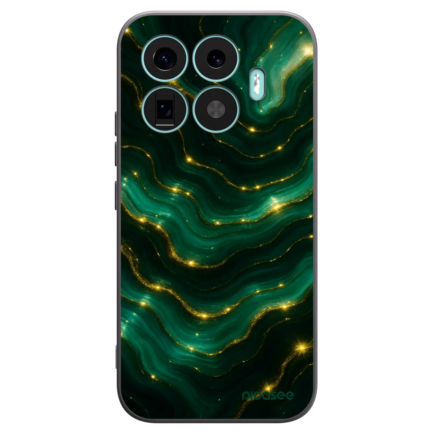 Picasee silikonski črni ovitek za Xiaomi 17T - Emerald