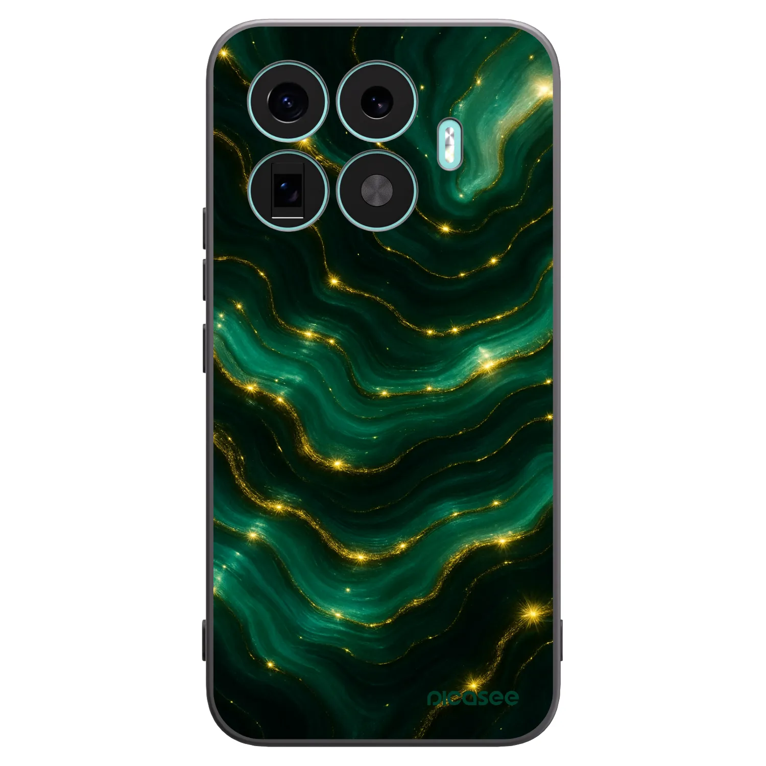 Picasee silikonski črni ovitek za Xiaomi 17T Pro - Emerald