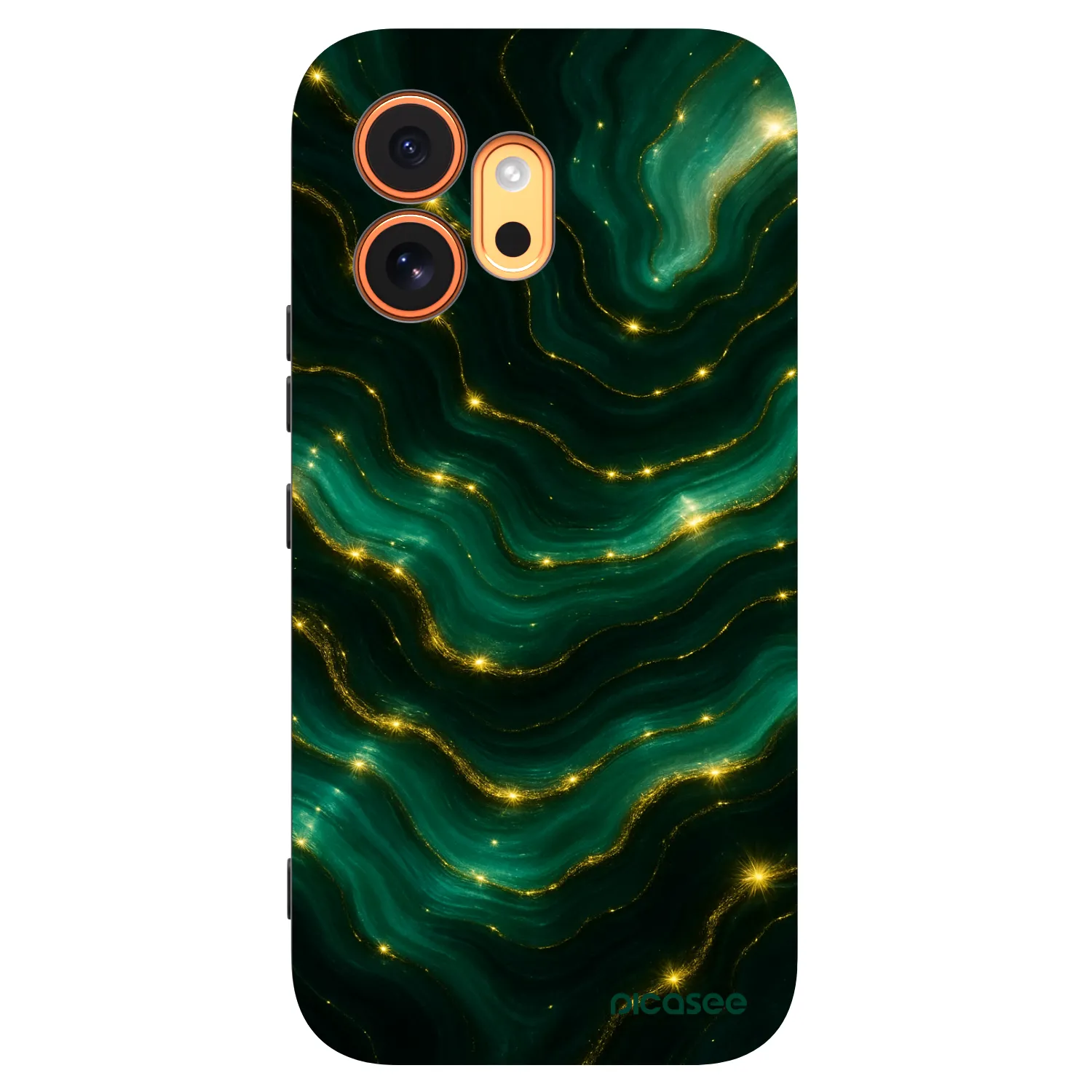 Picasee silikonski črni ovitek za Honor 600 - Emerald