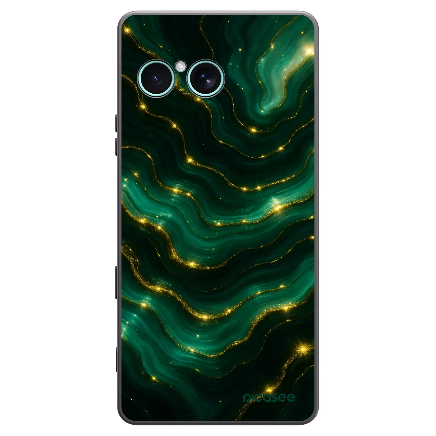 Picasee silikonski črni ovitek za Sony Xperia 10 VII - Emerald