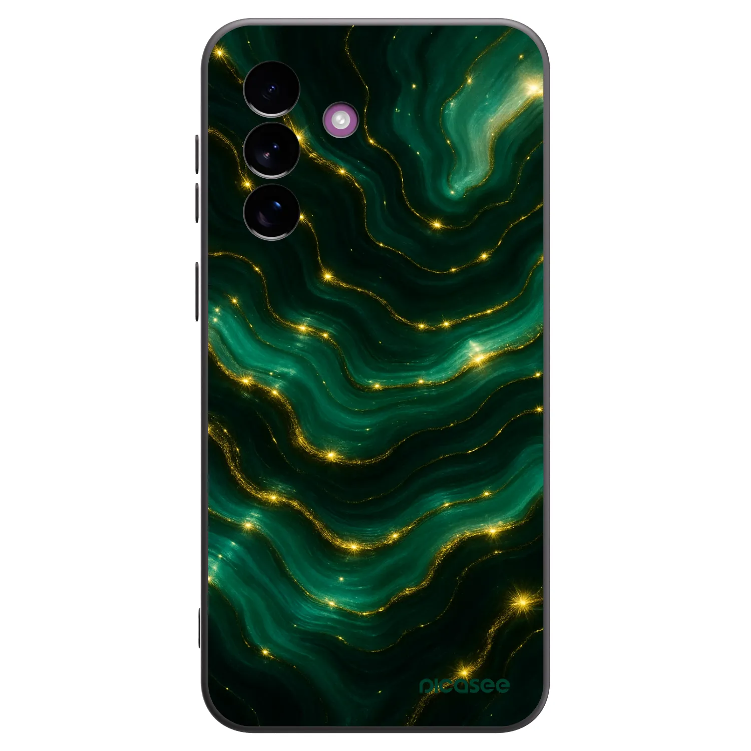 Picasee silikonski črni ovitek za Samsung Galaxy A37 - Emerald