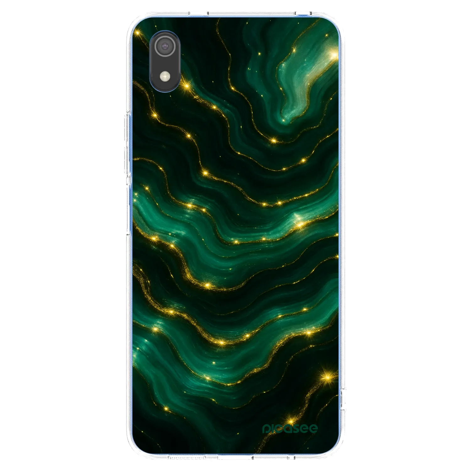 Picasee silikonski prozorni ovitek za Xiaomi Redmi 7A - Emerald