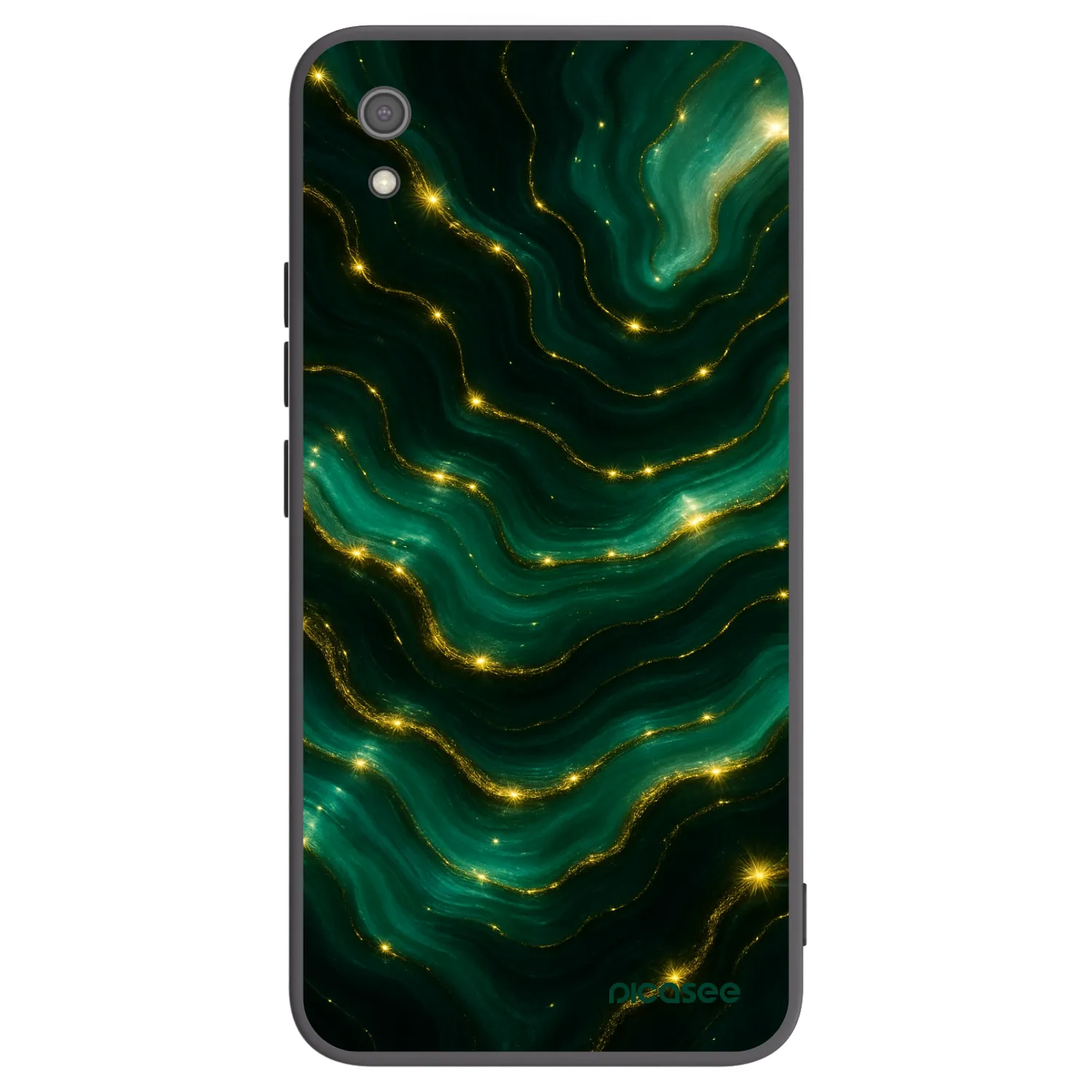 Picasee silikonski črni ovitek za Xiaomi Redmi 7A - Emerald