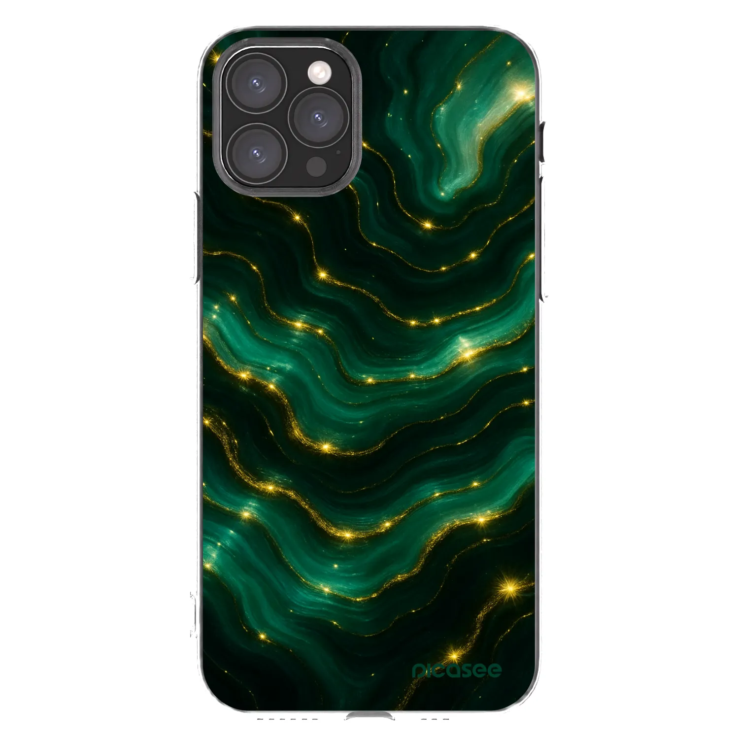 Picasee silikonski prozorni ovitek za Apple iPhone 11 Pro - Emerald
