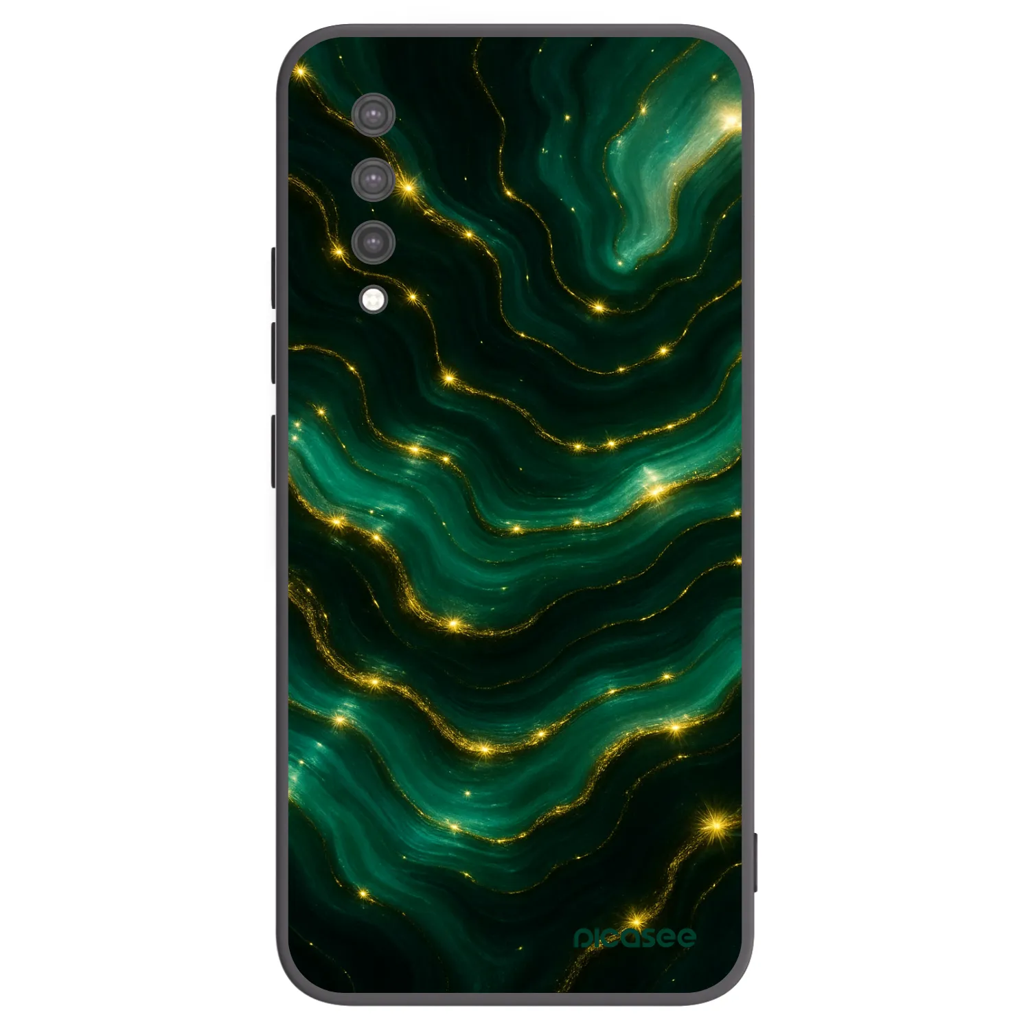 Picasee silikonski črni ovitek za Xiaomi Mi 9 Lite - Emerald