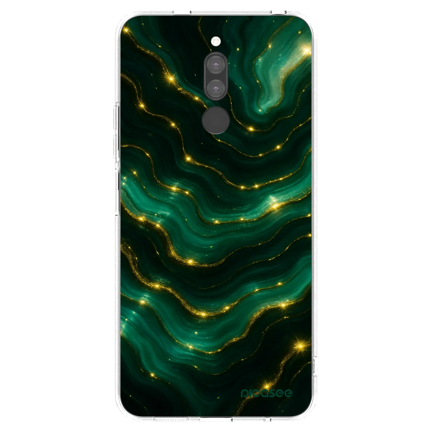 Picasee silikonski prozorni ovitek za Xiaomi Redmi 8 - Emerald