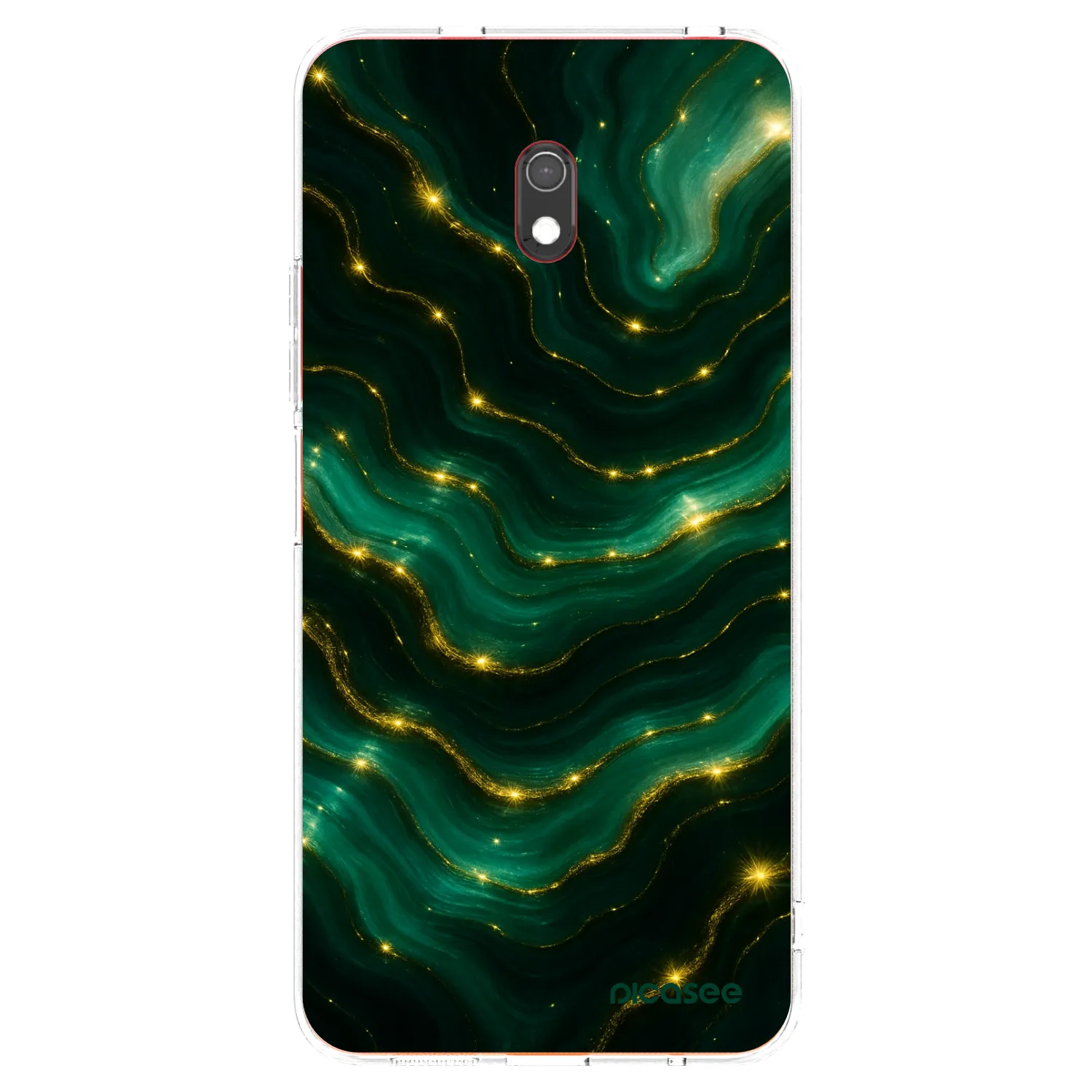Picasee silikonski prozorni ovitek za Xiaomi Redmi 8A - Emerald