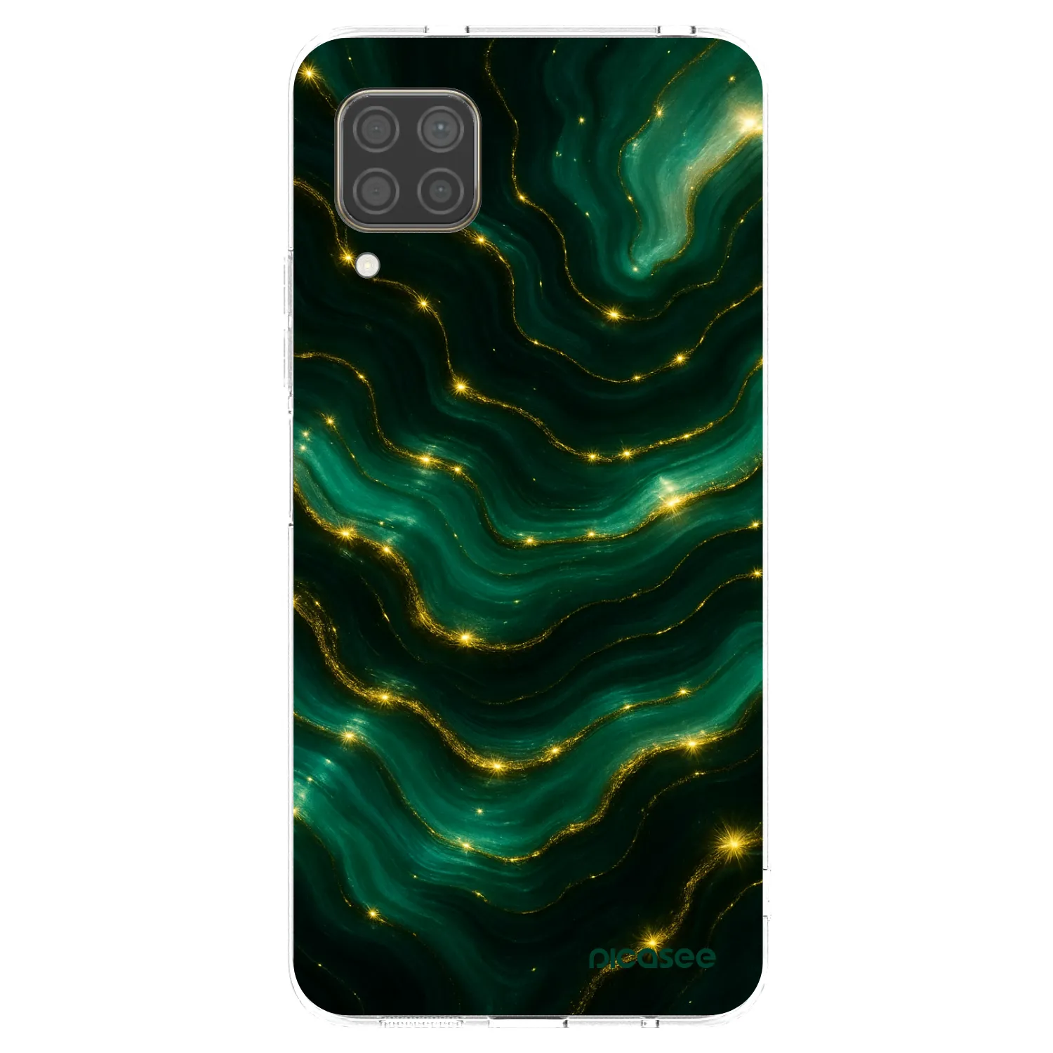 Picasee silikonski prozorni ovitek za Huawei P40 Lite - Emerald