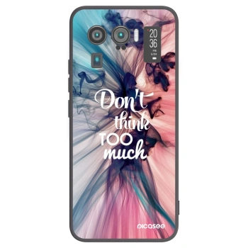 Picasee silikonski črni ovitek za Xiaomi Mi 11 Ultra - Don't think TOO much