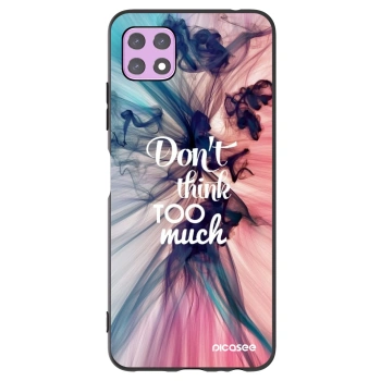 Picasee silikonski črni ovitek za Samsung Galaxy A22 A226B 5G - Don't think TOO much