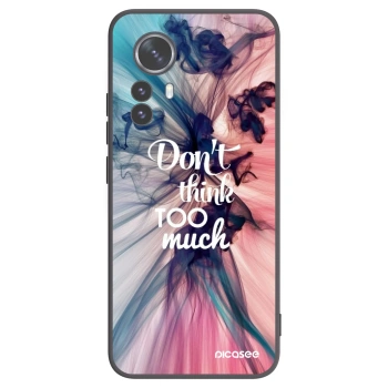 Picasee silikonski črni ovitek za Xiaomi 12 Pro - Don't think TOO much