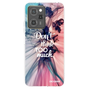 Picasee silikonski prozorni ovitek za Xiaomi Poco X5 Pro - Don't think TOO much