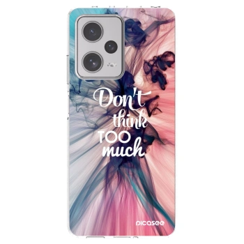 Picasee silikonski prozorni ovitek za Xiaomi Redmi Note 12 Pro+ 5G - Don't think TOO much