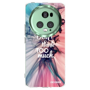 Picasee silikonski prozorni ovitek za Honor Magic5 Pro - Don't think TOO much