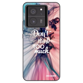 Picasee silikonski črni ovitek za Xiaomi 13T Pro - Don't think TOO much