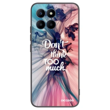 Picasee silikonski črni ovitek za Honor 70 Lite - Don't think TOO much