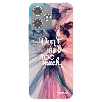 Picasee silikonski prozorni ovitek za Xiaomi Redmi 12 5G - Don't think TOO much