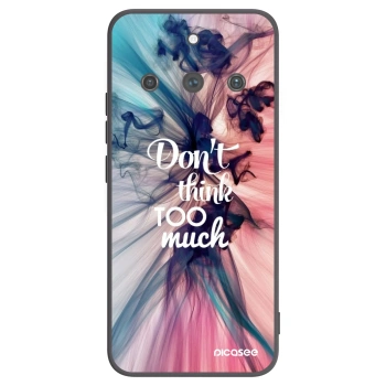 Picasee silikonski črni ovitek za Realme 11 Pro+ - Don't think TOO much
