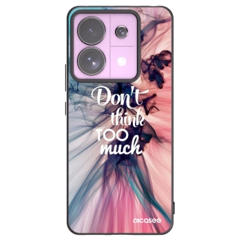 Picasee silikonski črni ovitek za Xiaomi Redmi Note 13 Pro 5G - Don't think TOO much