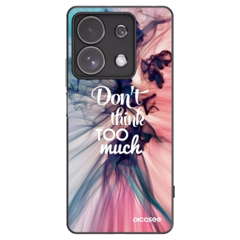 Picasee silikonski črni ovitek za Xiaomi Redmi Note 13 Pro 4G - Don't think TOO much