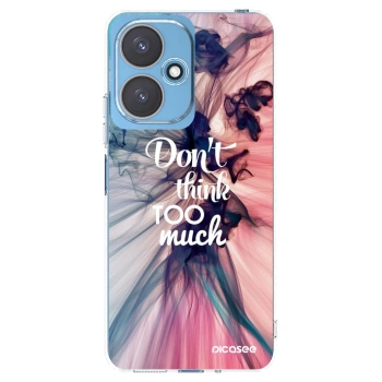 Picasee silikonski prozorni ovitek za Xiaomi Redmi 13C 5G - Don't think TOO much