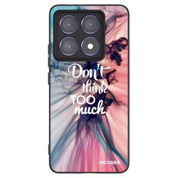 Picasee silikonski črni ovitek za Xiaomi 14T Pro - Don't think TOO much