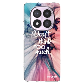 Picasee silikonski prozorni ovitek za Xiaomi Redmi Note 14 Pro 5G - Don't think TOO much