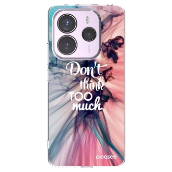 Picasee silikonski prozorni ovitek za Xiaomi Redmi Note 14 5G - Don't think TOO much